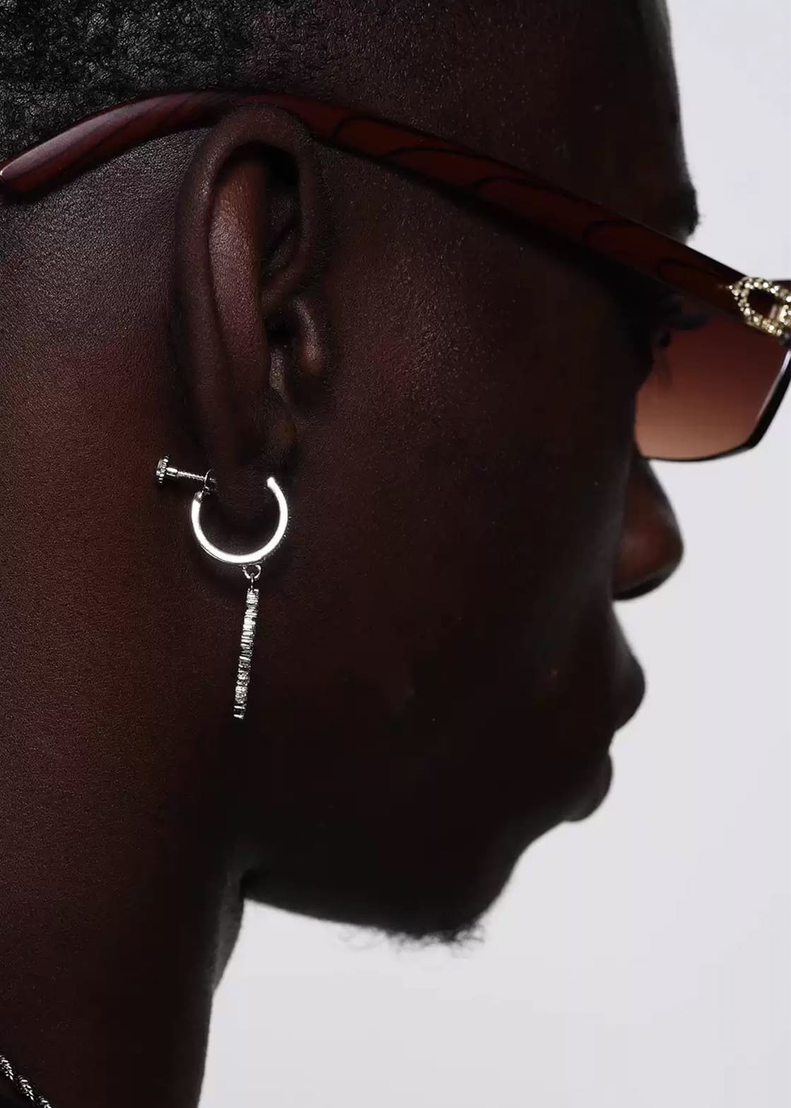 Aegis CrossHoop Earrings