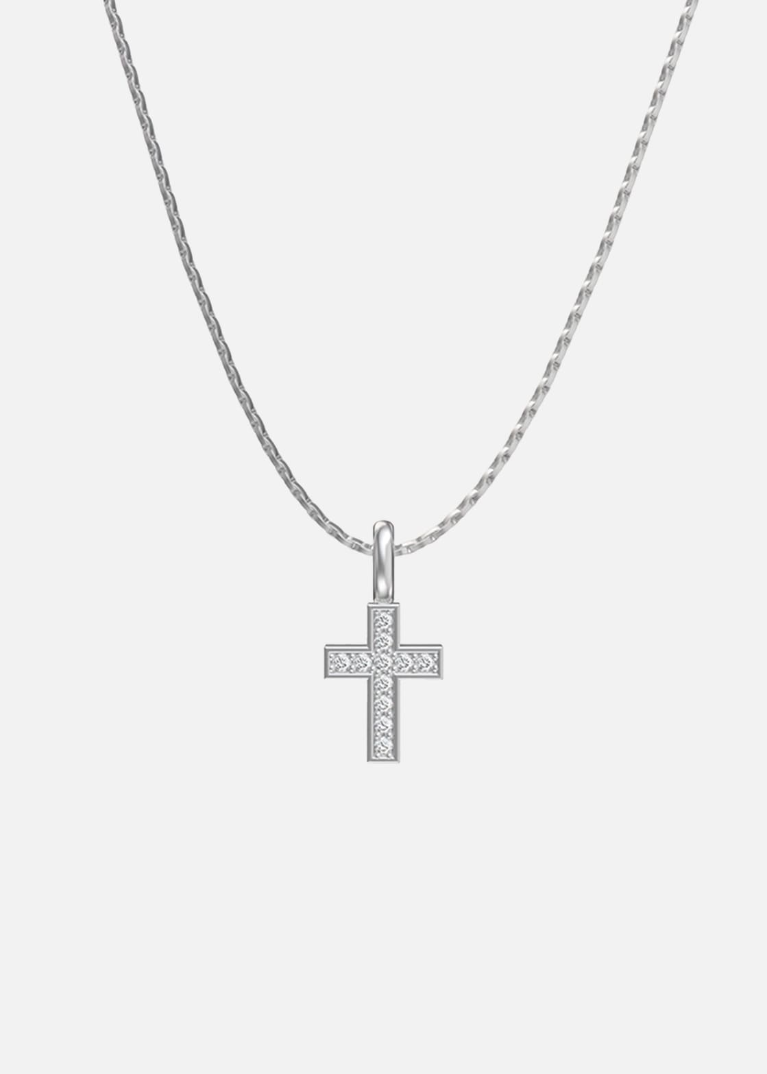 Pillar Cross Necklace