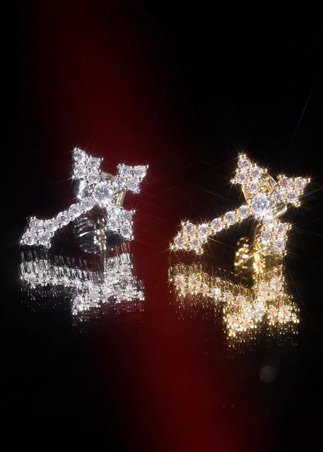 Aegis Cross Stud Earrings