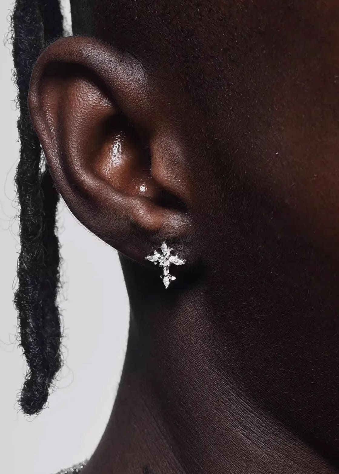 Laurel Cross Stud Earrings