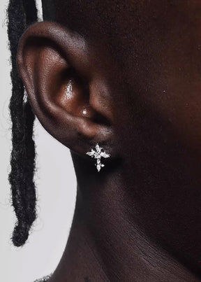 Laurel Cross Stud Earrings