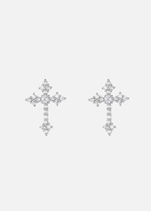 Aegis Cross Stud Earrings