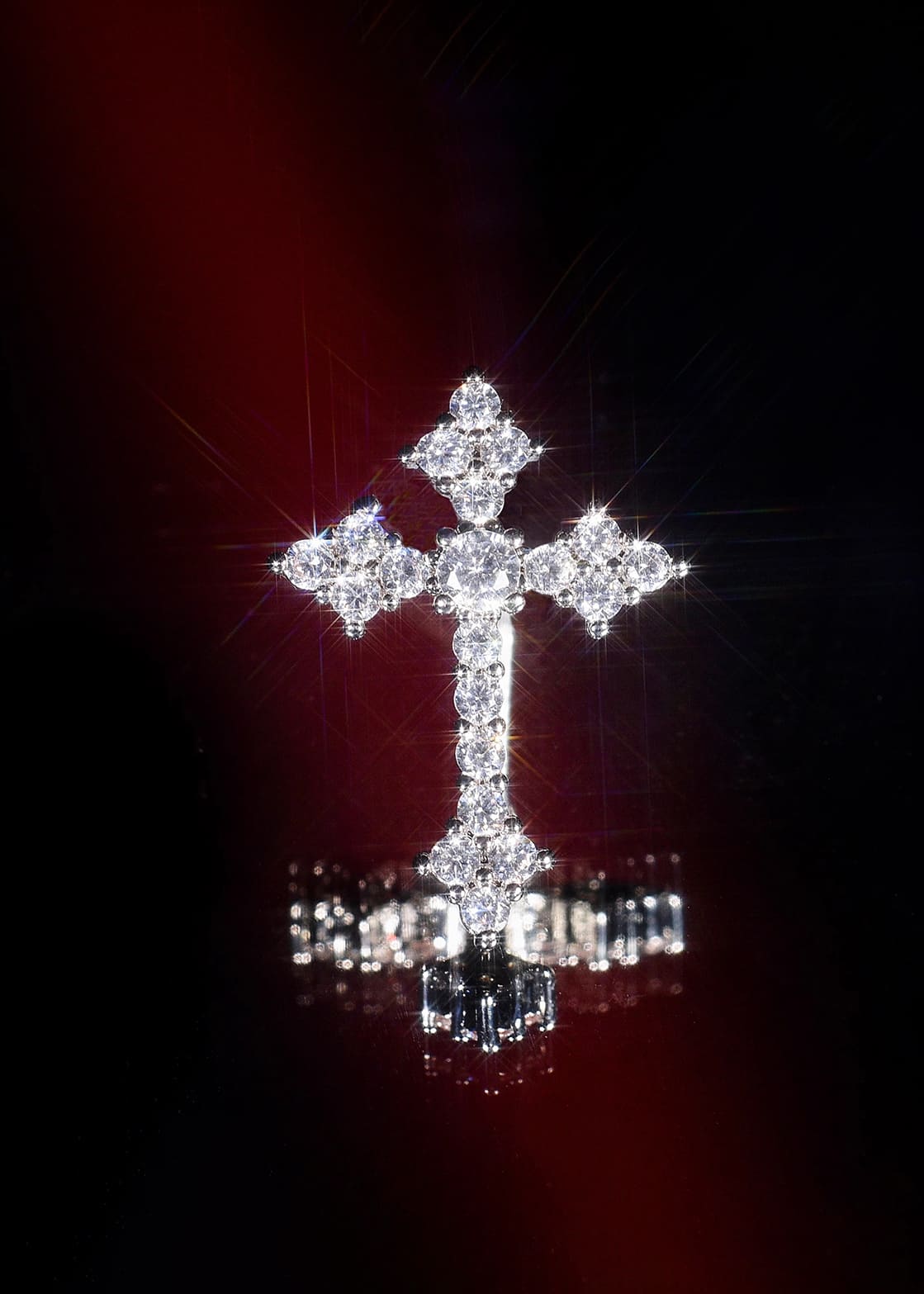 Aegis Cross Stud Earrings