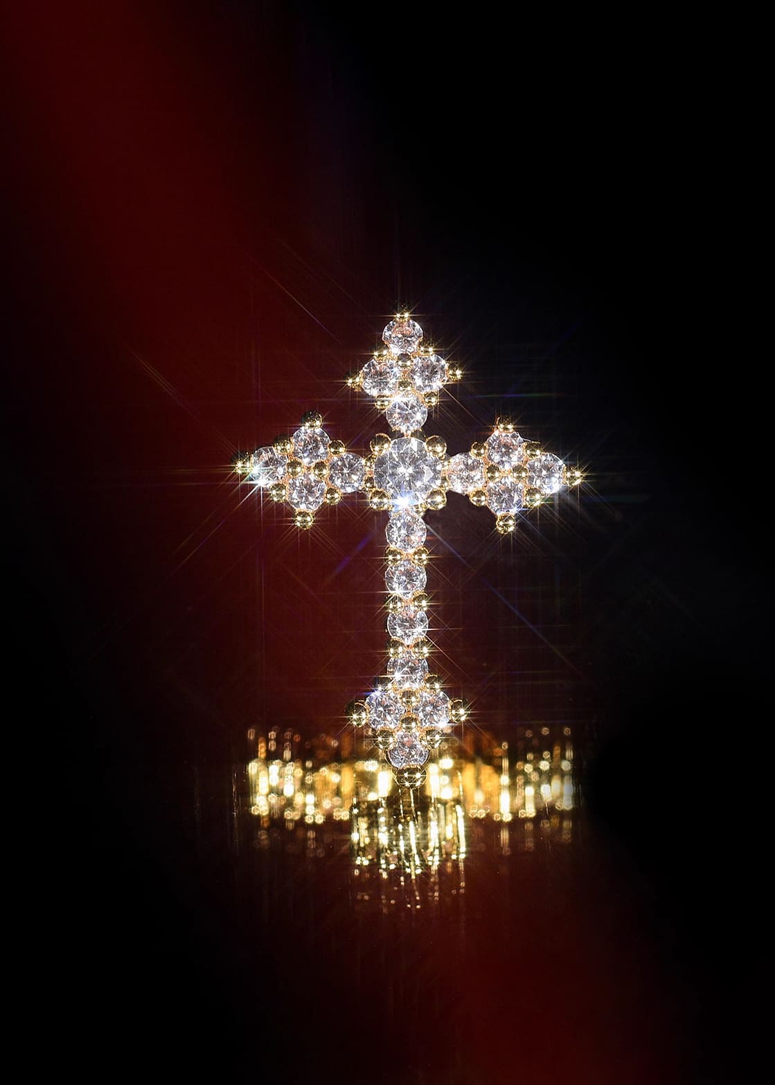 Aegis Cross Stud Earrings