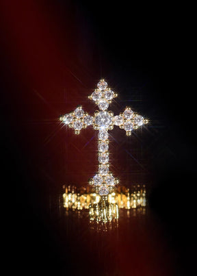 Aegis Cross Stud Earrings