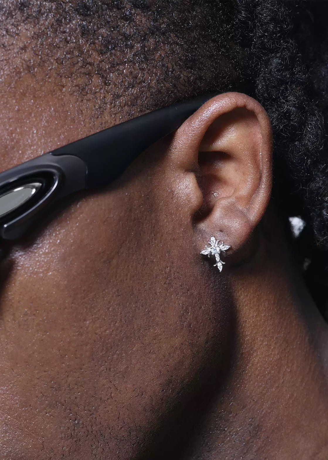 Laurel Cross Stud Earrings